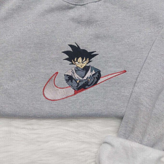 Dragon Ball Nike Embroidered Shirt Sweatshirt &Amp; Hoodie: Son Goku Inspired Apparel 2