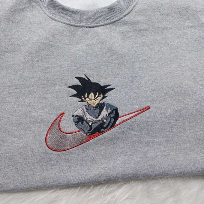 Dragon Ball Nike Embroidered Shirt Sweatshirt &Amp; Hoodie: Son Goku Inspired Apparel 5