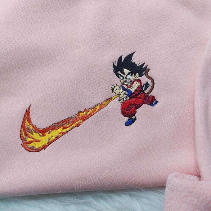 Dragon Ball Songoku Nike Embroidered Shirt Sweatshirt &Amp; Hoodie: Anime-Inspired Apparel With Unique D Gift For Men Women 4