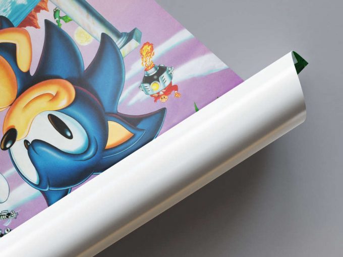 Sonic The Hedgehog 1991 Poster For Home Decor Gift | Gaming Poster For Home Decor Gift 2