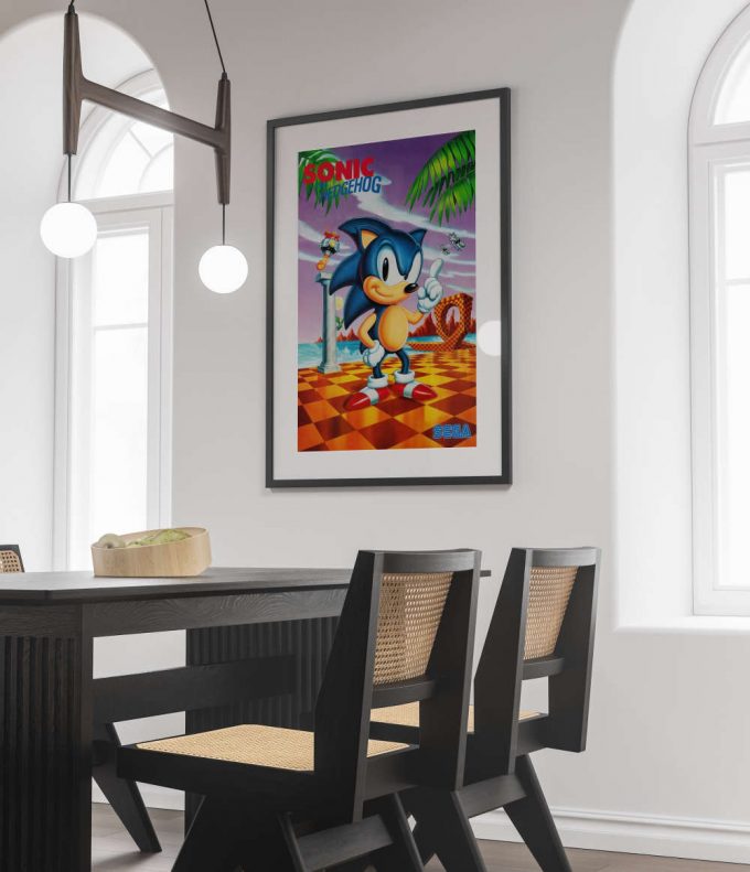 Sonic The Hedgehog 1991 Poster For Home Decor Gift | Gaming Poster For Home Decor Gift 3