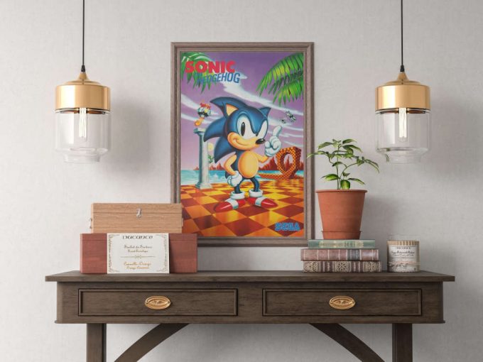 Sonic The Hedgehog 1991 Poster For Home Decor Gift | Gaming Poster For Home Decor Gift 6