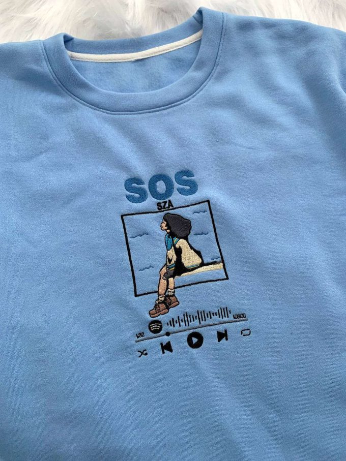 Sos By Sza Album Spotify Sweatshirt: Unique Gift For Men &Amp; Women – Embroidered Comfort!, Gift For Men Women 3