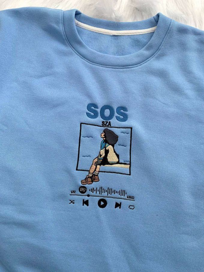 Sos By Sza Album Spotify Sweatshirt: Unique Gift For Men &Amp; Women – Embroidered Comfort!, Gift For Men Women 5