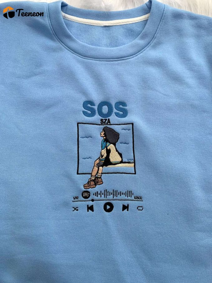 Sos By Sza Album Spotify Sweatshirt: Unique Gift For Men &Amp;Amp; Women – Embroidered Comfort!, Gift For Men Women 1