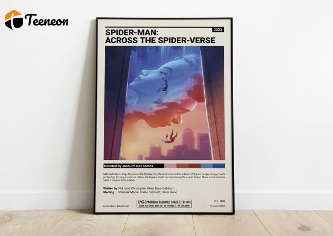 Spider-Man: Across The Spider Verse Movie Poster For Home Decor Gift | Across The Spiderverse Poster For Home Decor Gift 1