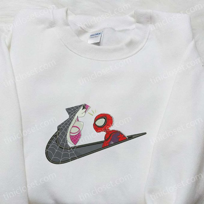 Spider-Man &Amp; Gwen X Swoosh Movie Hoodie: Marvel Cinematic Universe Perfect Family Gift 3