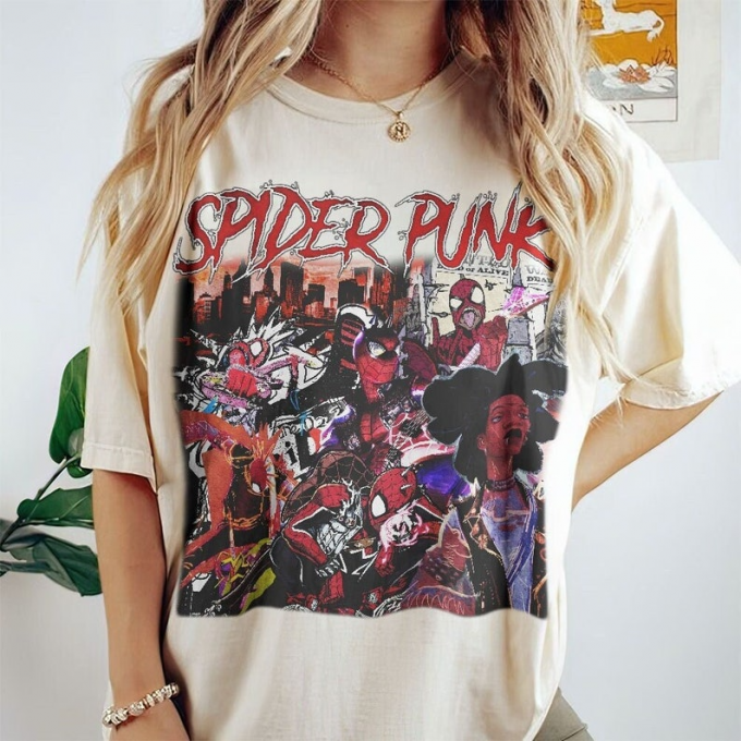 Rock The Streets With Our Spider Punk Shirt - Unique Stylish And Trendy Design 3