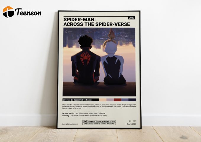 Spiderman Across The Spider Verse Movie Poster For Home Decor Gift 1