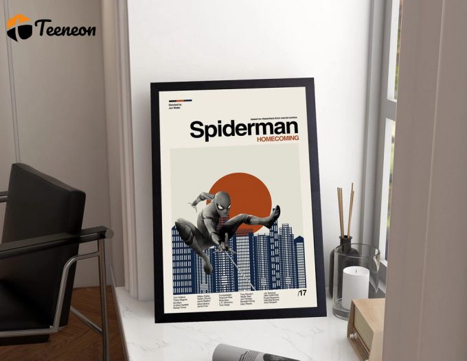 Spiderman - Homecoming Poster For Home Decor Gift, Marvel Poster For Home Decor Gift 1