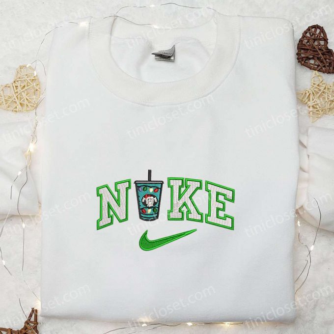 Get F Gift For Men Women With Starbucks X Nike Christmas Cup Embroidered Shirt Hoodie &Amp; Sweatshirt 4