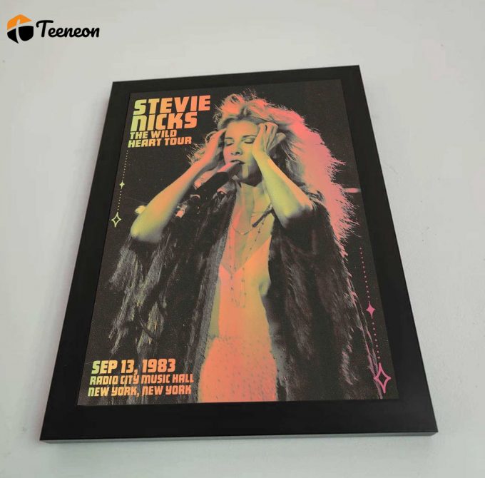 Stevie Nicks Vintage Tour 1983 Poster For Home Decor Gift 1