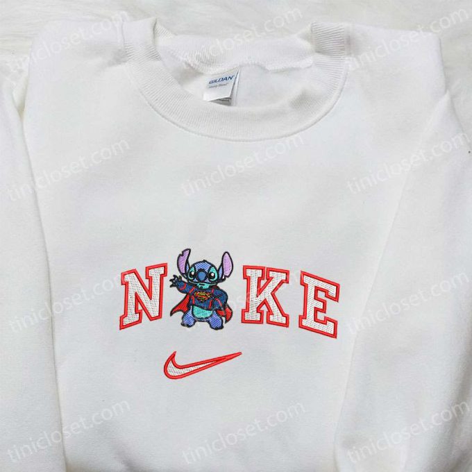 Superman X Nike Embroidered Shirt Disney Characters Hoodie Nike Inspired Sweatshirt 2