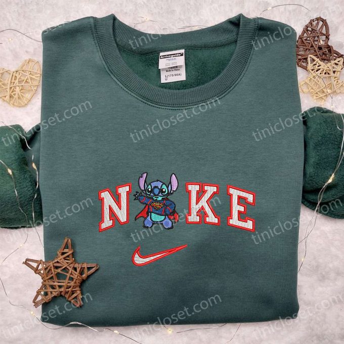 Superman X Nike Embroidered Shirt Disney Characters Hoodie Nike Inspired Sweatshirt 3