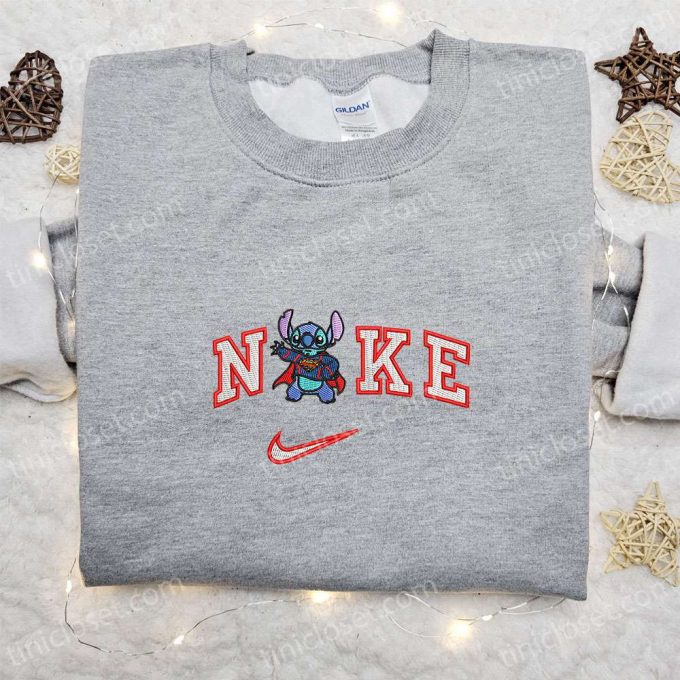 Superman X Nike Embroidered Shirt Disney Characters Hoodie Nike Inspired Sweatshirt 6