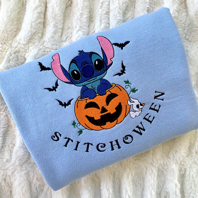 Spooktacular Stitchoween Embroidered Shirt: Perfect Unisex Gift For Men &Amp; Women, Gift For Men Women 2