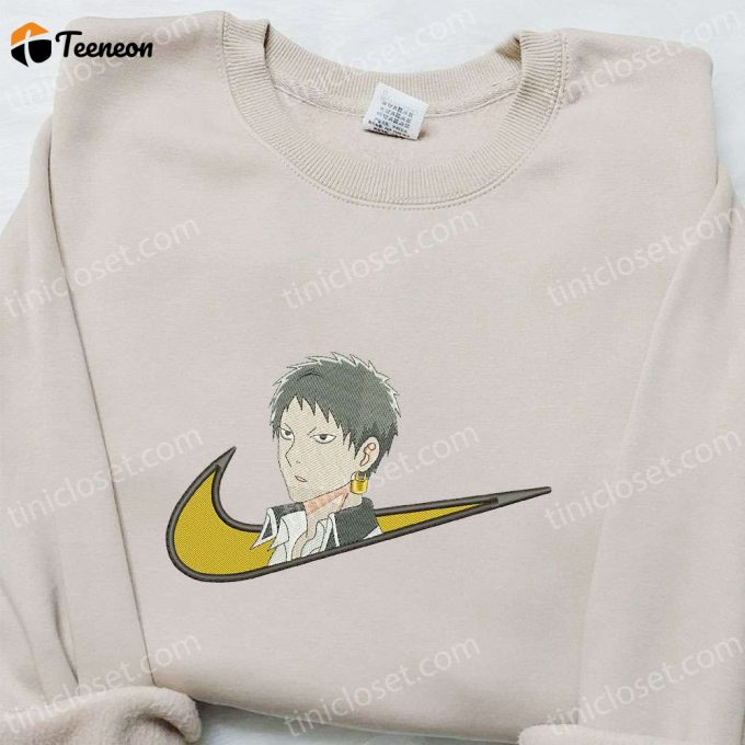 Suhaerumaru X Swoosh Anime Hoodie: Cool Embroidered Clothing Perfect Family Gift 1