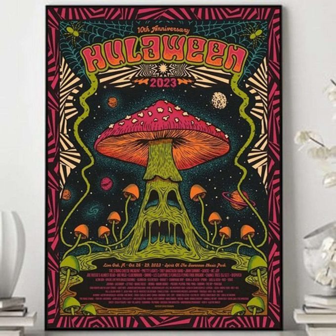 Suwannee Hulaween Spirit Of The Suwannee Music Park October 26-29, 2023 Poster For Home Decor Gift 2