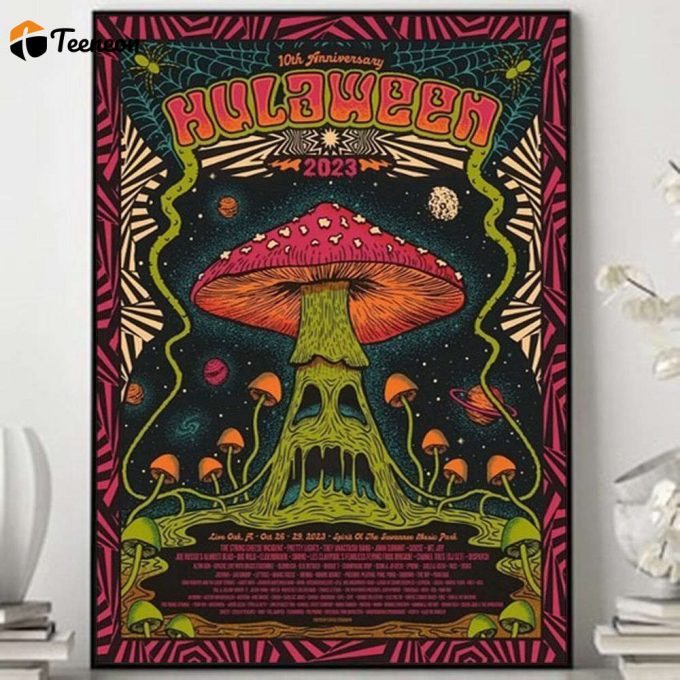 Suwannee Hulaween Spirit Of The Suwannee Music Park October 26-29, 2023 Poster For Home Decor Gift 1