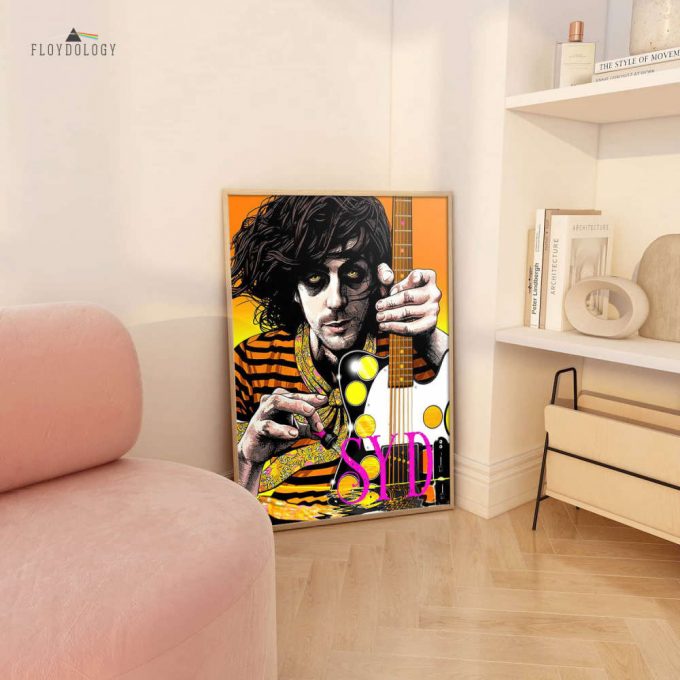 Syd Barrett Vintage Psychedelic – Pink Floyd Poster For Home Decor Gift For Home Decor Gift 3