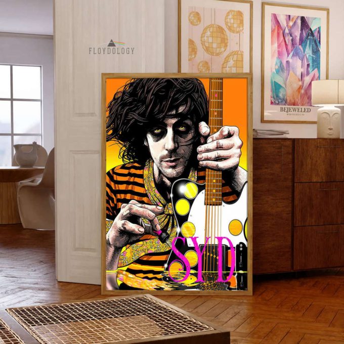 Syd Barrett Vintage Psychedelic – Pink Floyd Poster For Home Decor Gift For Home Decor Gift 5