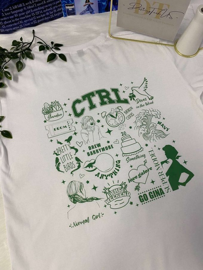 Sza Album Ctrl Full Tracklist Shirt: Stylish &Amp; Exclusive Merch For Fans! 2