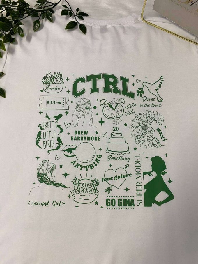 Sza Album Ctrl Full Tracklist Shirt: Stylish &Amp; Exclusive Merch For Fans! 4