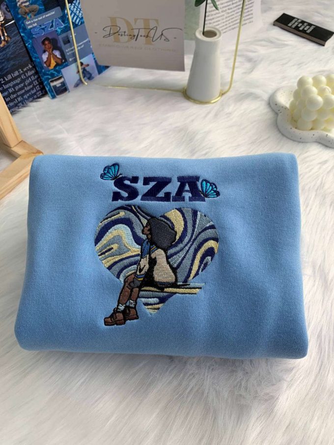 Sza Embroidered Shirt: Perfect Gift For Sza Fans Men And Women, Gift For Men Women 2