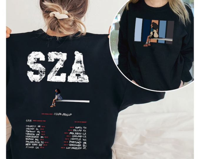 Exclusive Sza S O S Tour 2023 Shirt: Limited Edition Merchandise With Unique Design &Amp; Unmatched Quality 3