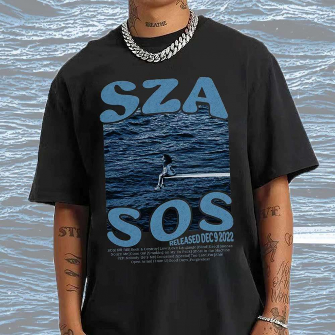 Sza Sos Album Merch Shirt: Stylish &Amp; Trendy Apparel For Fans Limited Edition &Amp; High-Quality Materials 3