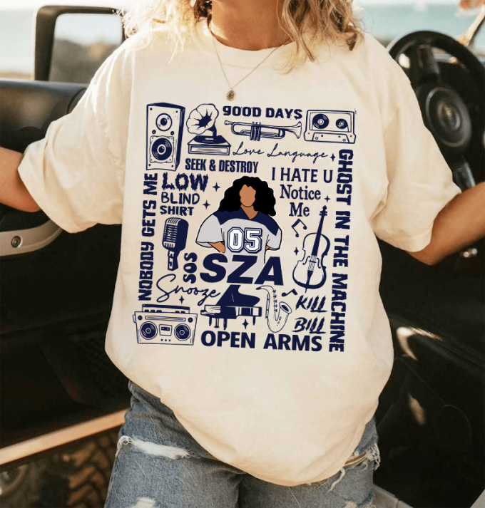 Sza Sos Favorite Songs Shirt: Trendy &Amp; Stylish Apparel For Music Lovers 4