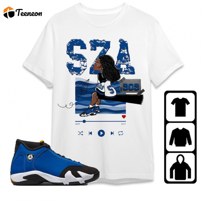 Sza Sos Jordan 14 Laney Shirt: Stylish &Amp;Amp; Authentic Streetwear For Sneakerheads 1