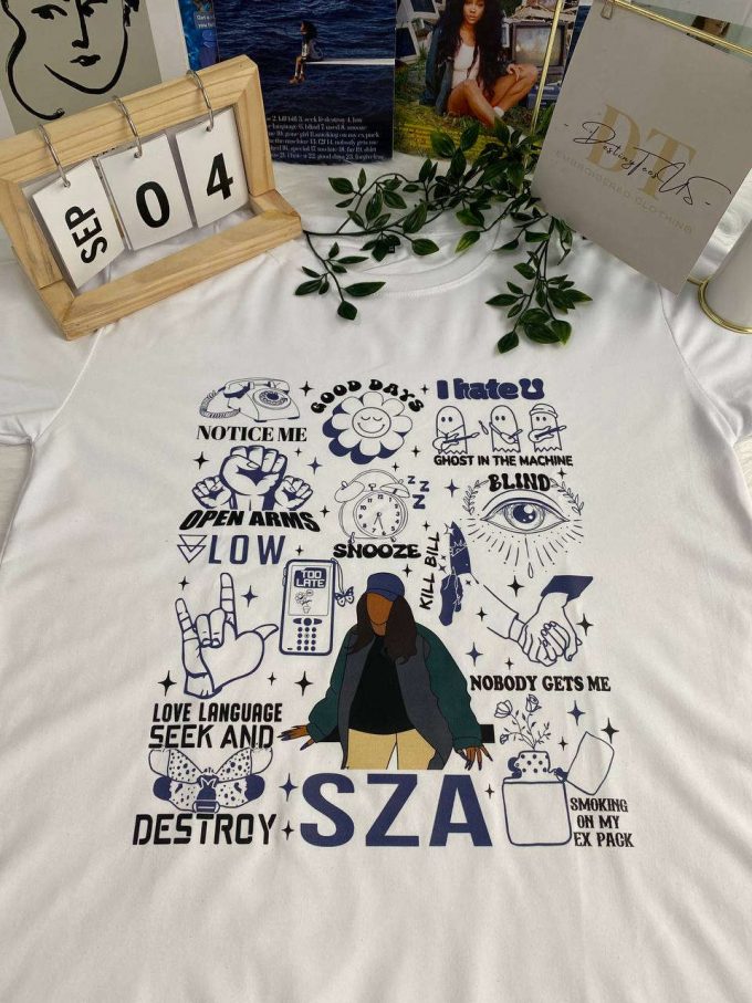 Sza Sos Songs Shirt: Stylish And Trendy Apparel Celebrating The Iconic Sza Music - Shop Now! 2