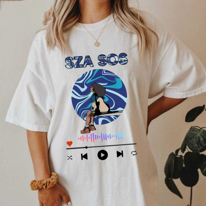 Rock Your Style With The Sza Sos Spotify Shirt - Trendy Music Lover Merchandise For Spotify Enthusiasts 4