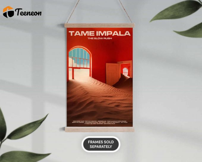 Tame Impala - The Slow Rush Album Cover Poster For Home Decor Gift 1