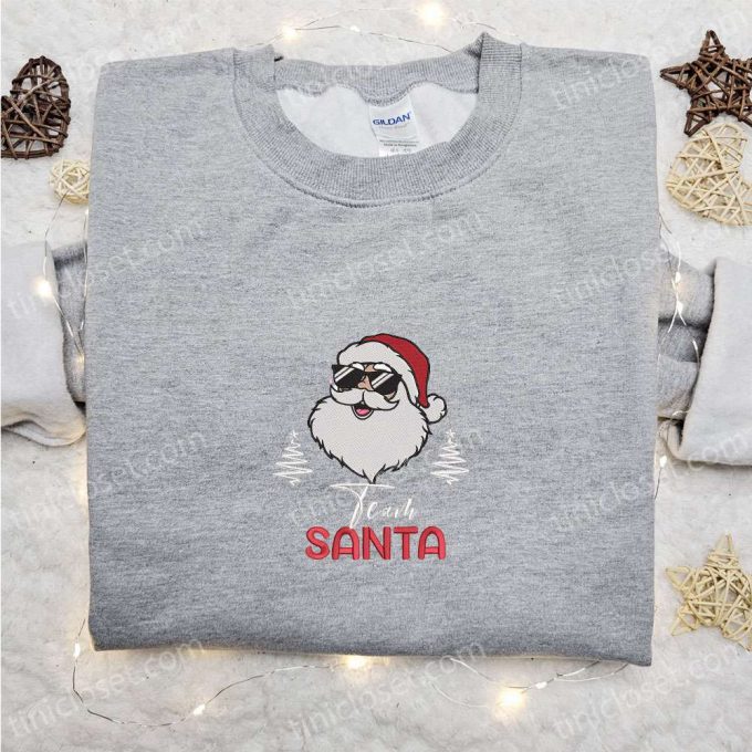 Get F Gift For Men Women With Team Santa Embroidered Shirt &Amp; Christmas Hoodie - Perfect Family Gifts 4