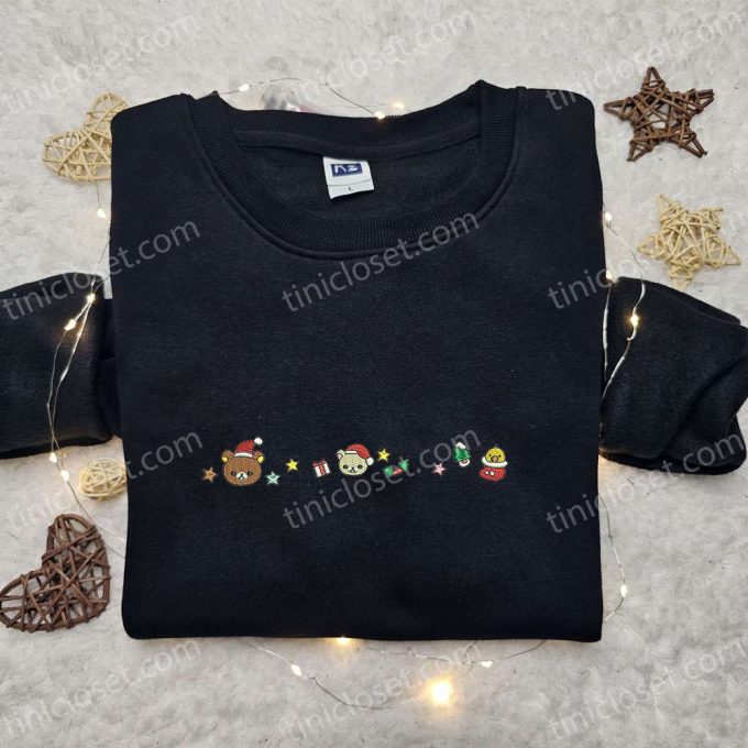 Teddy Bear Xmas Shirt &Amp; Cute Hoodie: B Gift For Men Women Family Gifts For Christmas – Embroidered With F Gift For Men Women Cheer! 5