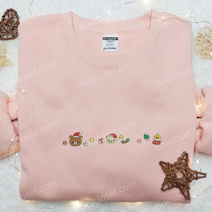 Teddy Bear Xmas Shirt &Amp; Cute Hoodie: B Gift For Men Women Family Gifts For Christmas – Embroidered With F Gift For Men Women Cheer! 6