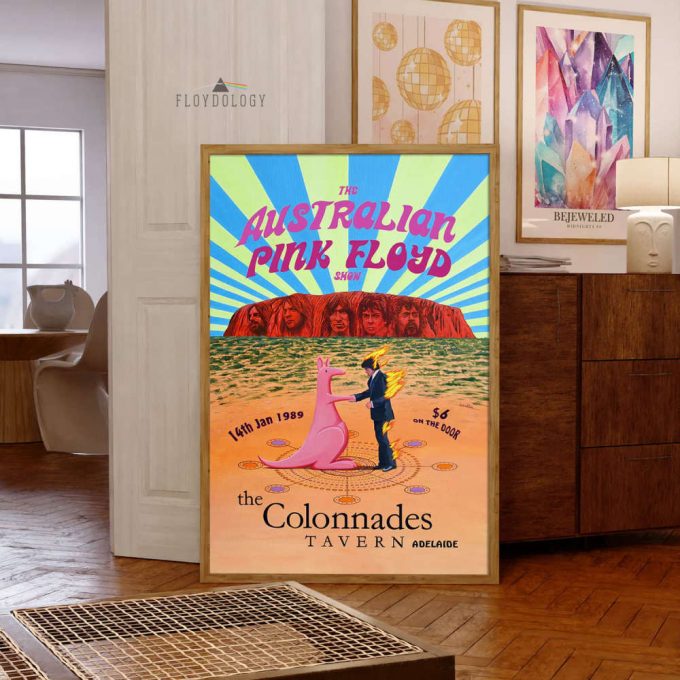 The Australian Pink Floyd Show 1989 The Colonnades Tavern – Pink Floyd Poster For Home Decor Gift For Home Decor Gift 2