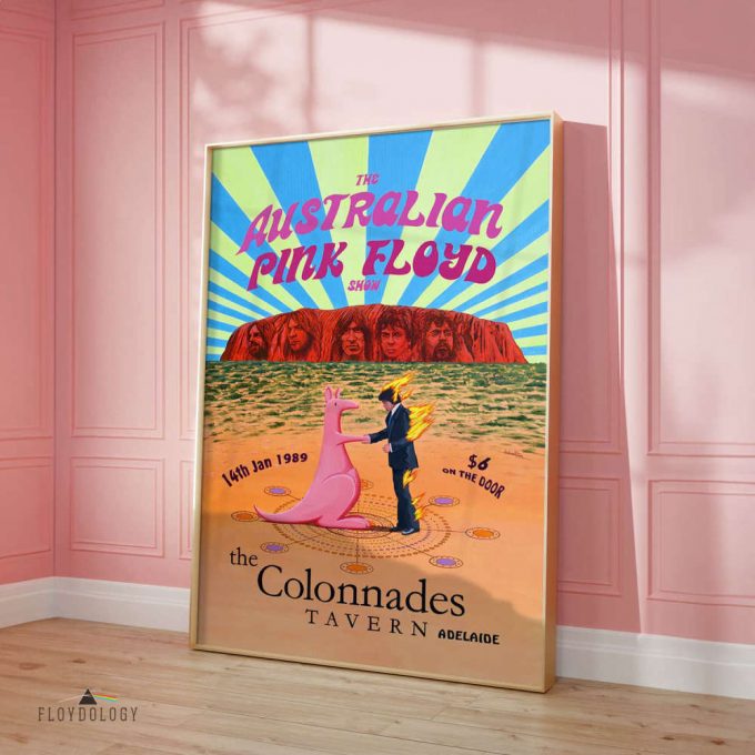 The Australian Pink Floyd Show 1989 The Colonnades Tavern – Pink Floyd Poster For Home Decor Gift For Home Decor Gift 5