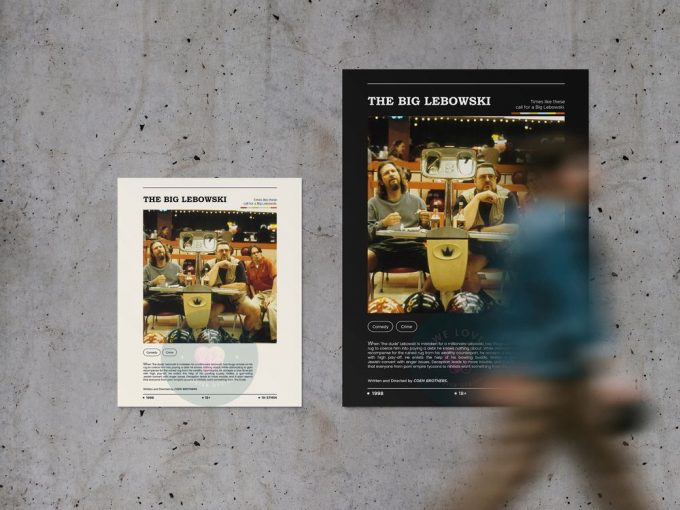 The Big Lebowski Movie Poster For Home Decor Gift 2