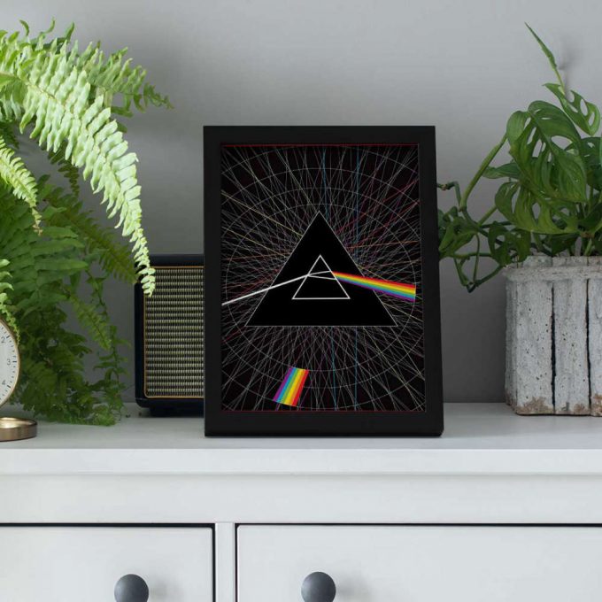 The Dark Side Of The Moon Pink Floyd Poster For Home Decor Gift For Home Decor Gift – Line Art 2