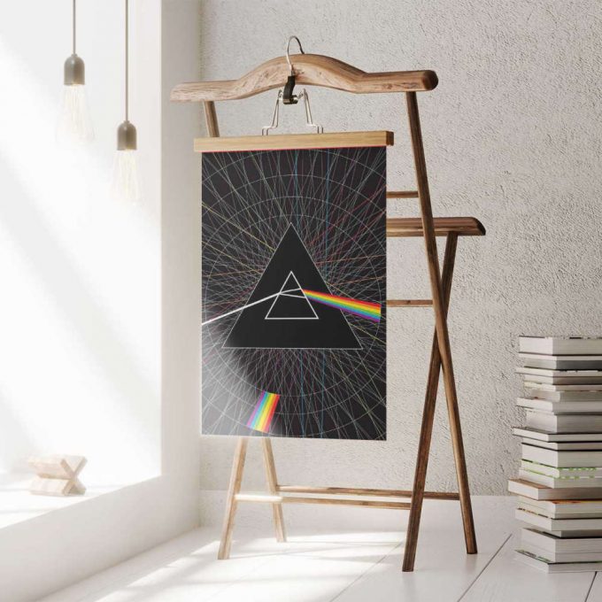 The Dark Side Of The Moon Pink Floyd Poster For Home Decor Gift For Home Decor Gift – Line Art 4