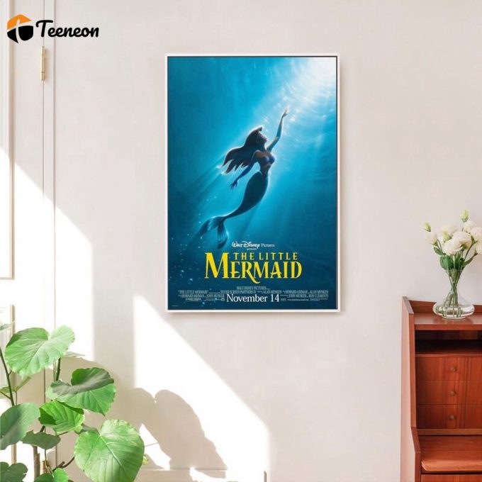 The Little Mermaid Anime Film Classic Movie Poster For Home Decor Gift 1