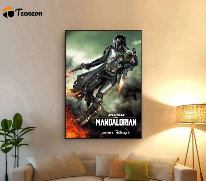 The Mandalorian Season 3 Poster For Home Decor Gift, The Mandalorian 2023 Poster For Home Decor Gift 1