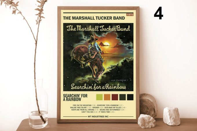 The Marshall Tucker Band - Searchin' For A Rainbow - Album Poster For Home Decor Gift 2