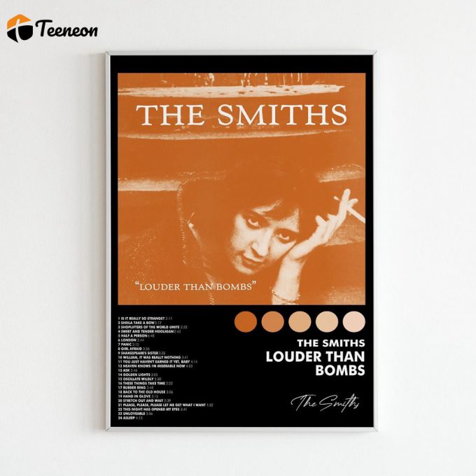 The Smiths &Amp;Quot;Louder Than Bombs&Amp;Quot; Album Poster For Home Decor Gift 1