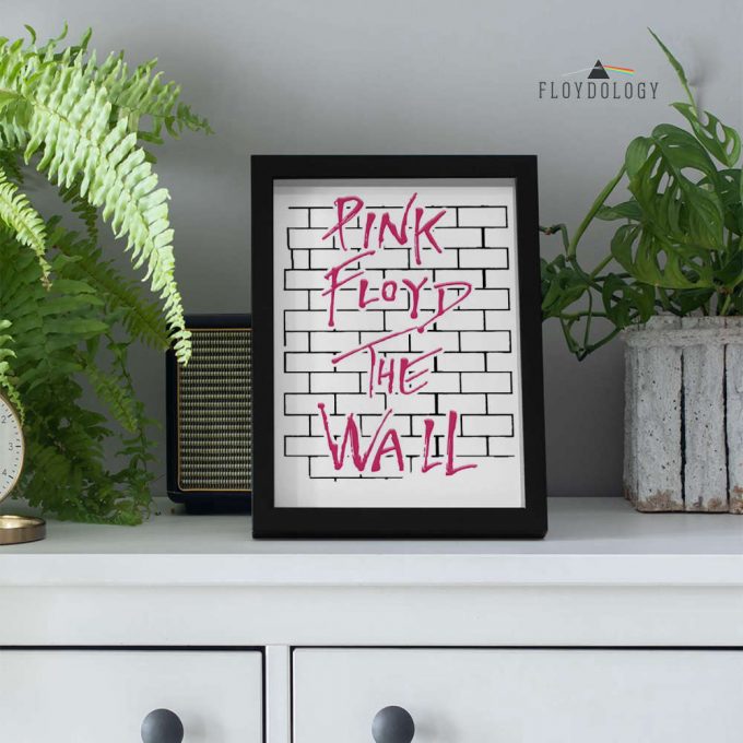 The Wall Typography Pink Floyd Poster For Home Decor Gift For Home Decor Gift 5