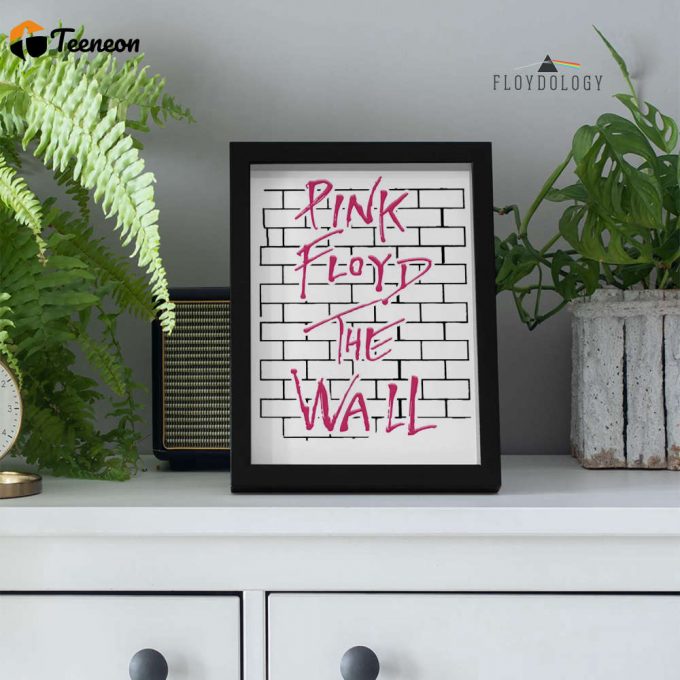 The Wall Typography Pink Floyd Poster For Home Decor Gift For Home Decor Gift 1