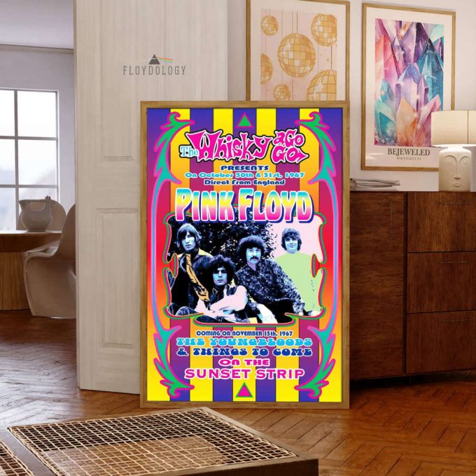 The Whisky A Go Go 1967 – Pink Floyd Poster For Home Decor Gift For Home Decor Gift 5